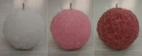 Nến quả cầu bông hồng ɸ 7 cm: 2 cái = 30.000 đ