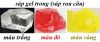 1. Sáp gel mềm trong suốt, sáp rau câu, sáp sương sa (dạng gel mềm nhớt, màu trắng trong, đỏ, vàng): chỉ đổ ly cốc thủy tinh. Không đổ tealight, không đổ khuôn, không làm nến thơm - anh 1