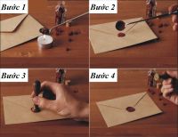 Cách 1: Dùng nến để đun chảy sáp
