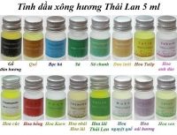 Tinh dầu xông hương 5 ml: 28.000 - 35.000 đ/chai