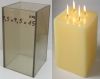Khuôn nến trụ vuông cạnh 7,5 cm, cao 15 cm: 160.000 đ/cái, 6 cái = 800.000 đ - anh 1