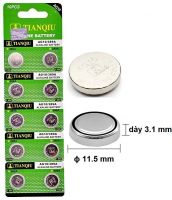 Pin AG10/LR54: 15.000 đ/vỉ 10 viên