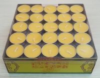 Nến tealight bơ vàng (sáp bơ thơm): 110-120.000 đ/hộp 100 cái