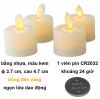 6. Đèn nến tealight lửa dao động ɸ 3,7 cm cao 4,7 cm: 10.000 đ/cái - anh 1
