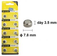 Pin AG3/LR41: 15.000 đ/vỉ 10 viên