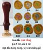 Con dấu (tay cầm gỗ) Thank you, Best Wishes, Love, Wedding, xe hoa, song hỷ, trái tim, Hello Kitty, hoa hồng tròn: 50.000 đ/cái - anh 10