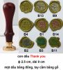 Con dấu (tay cầm gỗ) Thank you, Best Wishes, Love, Wedding, xe hoa, song hỷ, trái tim, Hello Kitty, hoa hồng tròn: 50.000 đ/cái - anh 2