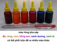 Màu tan trong dầu, sáp nến: bảng giá và cách pha màu