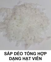10. Sáp dẻo dạng hạt viên (màu trắng, không mùi): làm nến điêu khắc (dẻo hơn sáp ong): 28.000 đ/100 gr, 135.000 - 190.000 đ/kg