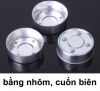 Tealight nhôm đáy bằng, ɸ 37 mm, cao 10 mm và 13 mm: nhôm mềm, dễ móp méo, không đặt vật nặng lên: 120  - 280 đ/cái - anh 2