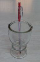 Ly cốc nơ trung 007 - 100 ml (ɸ 6,3 cm cao 9 cm, đựng được 80 gr sáp): 8.000 đ/cái, 60.000 đ/hộp 12 cái