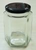 Hũ lục giác nắp thiếc 300 ml (ɸ 7 cm cao 10 cm, đựng được 250 gr sáp): 16.666 - 20.000 đ/cái - anh 1