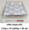 Hộp nhựa hình vuông đóng gói 75 - 100 - 125 nến tealight (tùy size nến): 14.000 - 20.000 đ/cái - anh 2