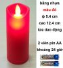 16D. Đèn nến nhựa màu đỏ ɸ 5,4 cm cao 12,4 cm: 36.000 - 45.000 đ/cái - anh 1