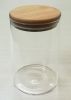 Hũ ống LỚN nắp gỗ 500 ml (ɸ 8,5 cm cao luôn nắp 13 cm, đựng được 400 gr sáp): 34.000 - 45.000 đ/cái - anh 1