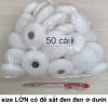 Nến nổi, nến thả nước LỚN (bên phải, ɸ 4,9 cm, cao 2,2 cm, màu trắng, thắp 3 giờ): 5.500 - 7.000 đ/cái - anh 2