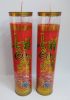 Đèn nến bơ 7 ngày màu đỏ ɸ 6,7 cm, cao 27 cm: 140.000 - 150.000 đ/cặp - anh 1