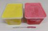 4. Sáp bơ pha sẵn (màu vàng và đỏ, hộp khoảng 900 gr): làm nến tealight, nến ly cốc. Không đổ khuôn - anh 1