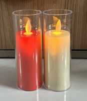 17. Ly đèn nến nhựa ɸ 5,3 cm cao 14,4 cm: 40.000 - 50.000 đ/cái