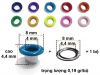 Khuôn silicon làm sáp thơm treo: 31.818 - 50.000 đ/vỉ 4 - 6 cái (7.575 - 8.750 đ/cái) - anh 3