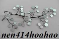 Giá đế nến lá gương 3 ngọn, dài 51 cm cao 23 cm: 200.000 đ/cái